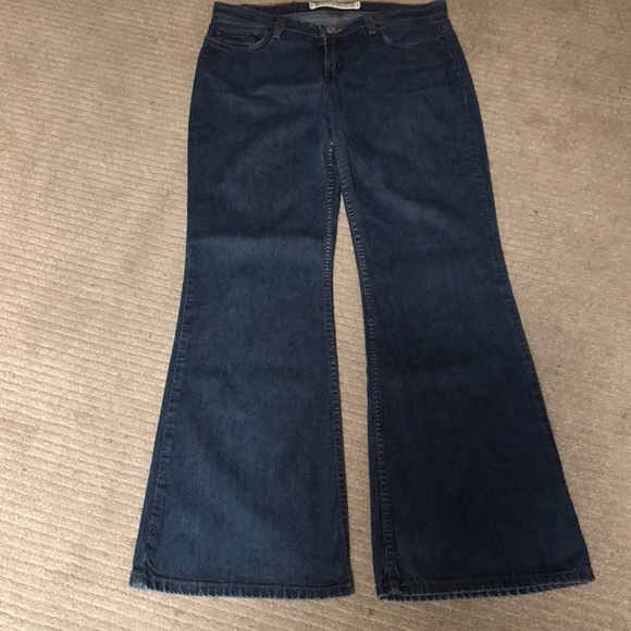 Express hipster flare dark wash jeans - Picture 5 of 8